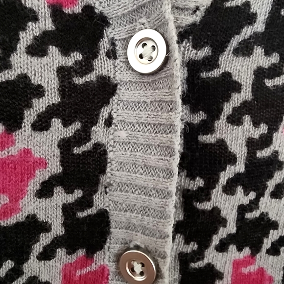 Mudd patterned Cardigan. Junior size large. - Picture 3 of 9